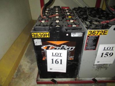 DEKA 36 VOLT 1000 A.H. FORKLIFT BATTERY 18 CELL MODEL D125-17