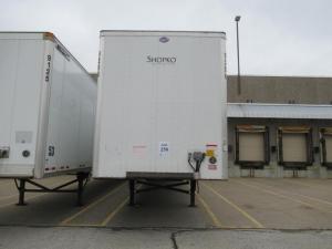 2016 UTILITY 4000D-X COMPOSITE DRY VAN TRAILER 53' FOOT LONG VIN# 1UYVS2537GP657413 UNIT # 9296