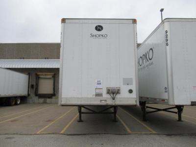 2013 GREAT DANE DRY VAN TRAILER 53' FOOT LONG VIN# 1GRAP0626DT576078 UNIT# 9125