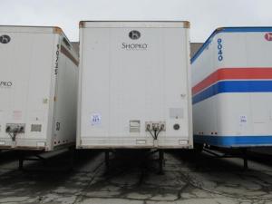 2013 GREAT DANE DRY VAN TRAILER 53' FOOT LONG VIN# 1GRAP0629DK226272 UNIT# 9145