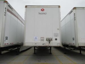 2013 GREAT DANE DRY VAN TRAILER 53' FOOT LONG VIN# 1GRAP062XDK226538 UNIT# 9215