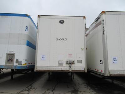 2009 GREAT DANE DRY VAN TRAILER 53' FOOT LONG VIN# 1GRAP06269T552578 UNIT# 9074S