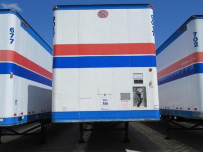 2007 GREAT DANE DRY VAN TRAILER 53' FOOT LONG VIN# 1GRAA06257B706010 UNIT# 9017