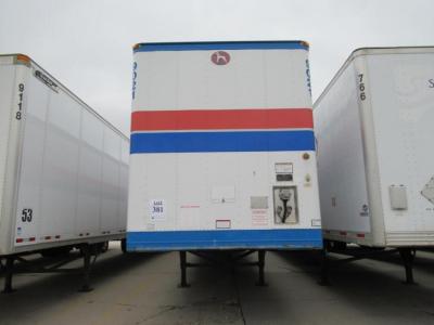 2007 GREAT DANE DRY VAN TRAILER 53' FOOT LONG VIN# 1GRAA06227B706014 UNIT# 9021