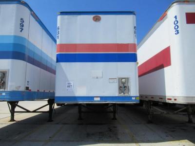 2000 GREAT DANE DRY VAN TRAILER 53' FOOT LONG VIN# 1GRAA0627YB064004 UNIT# 681