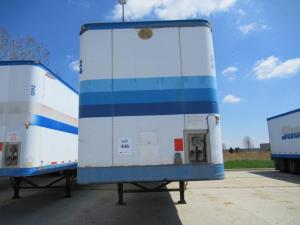 1991 GREAT DANE DRY VAN TRAILER 45' FOOT LONG VIN# 1GRAA8924MB081606 UNIT# 24