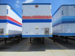 2000 GREAT DANE DRY VAN TRAILER 53' FOOT LONG VIN# 1GRAA0623YB023501 UNIT# 654