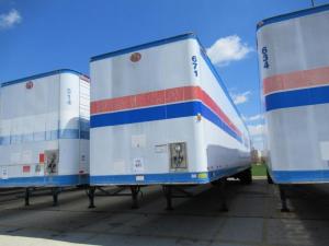 2000 GREAT DANE DRY VAN TRAILER 53' FOOT LONG VIN# 1GRAA0629YB023518 UNIT# 671