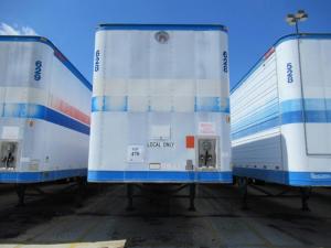 1994 GREAT DANE DRY VAN TRAILER 53' FOOT LONG VIN# 1GRAA0623RB153215 UNIT# 628