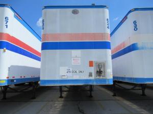 1994 GREAT DANE DRY VAN TRAILER 53' FOOT LONG VIN# 1GRAA0629RB153221 UNIT# 634