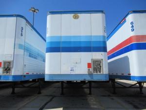 1991 GREAT DANE DRY VAN TRAILER 45' FOOT LONG VIN# 1GRAA8927MB081602 UNIT# 20