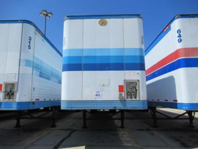 1991 GREAT DANE DRY VAN TRAILER 45' FOOT LONG VIN# 1GRAA8927MB081602 UNIT# 20