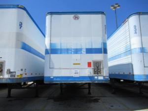 1988 GREAT DANE DRY VAN TRAILER 53' FOOT LONG VIN# 1GRAA0625JB184504 UNIT# 555