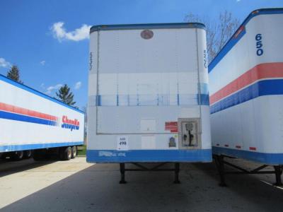 1987 GREAT DANE DRY VAN TRAILER 53' FOOT LONG VIN# 1GRAA0626HB034007 UNIT# 530