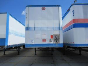 1986 GREAT DANE DRY VAN TRAILER 53' FOOT LONG VIN# 1GRAA062XGB136814 UNIT# 514