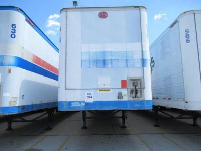 1986 GREAT DANE DRY VAN TRAILER 53' FOOT LONG VIN# 1GRAA0627GB136818 UNIT# 518