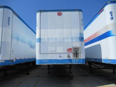 1986 GREAT DANE DRY VAN TRAILER 53' FOOT LONG VIN# 1GRAA0629GB136819 UNIT# 519