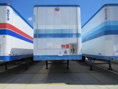 1986 GREAT DANE DRY VAN TRAILER 53' FOOT LONG VIN# 1GRAA0625GB136820 UNIT# 520