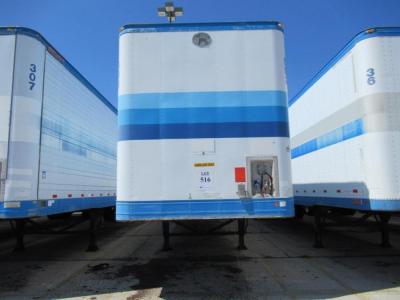 1989 GREAT DANE DRY VAN TRAILER 53' FOOT LONG VIN# 1GRAA0620LB058702 UNIT# 593