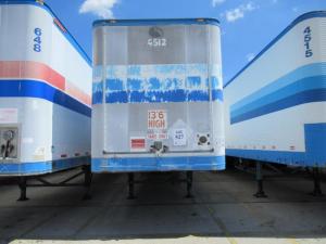 1978 GREAT DANE DRY VAN TRAILER 48' FOOT LONG VIN# B06932 UNIT# 4512