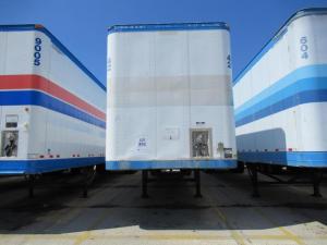 1992 FRUEHAUF DRY VAN TRAILER 45' FOOT LONG VIN# 1H2V04528NY011612 UNIT# 42