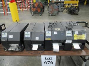 (4) IBM INFOPRINT 4400 LABEL PRINTERS