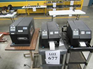 (3) PRINTRONIX T5000 PSA LABEL PRINTERS MODEL SL-T5R