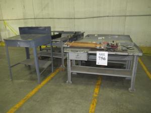 (8) ASST'D STEEL WORKBENCHES